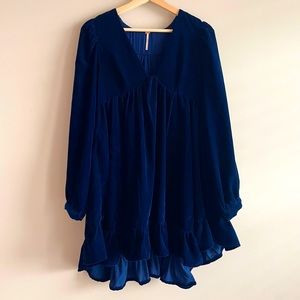 Free People Velvet Mini Dress